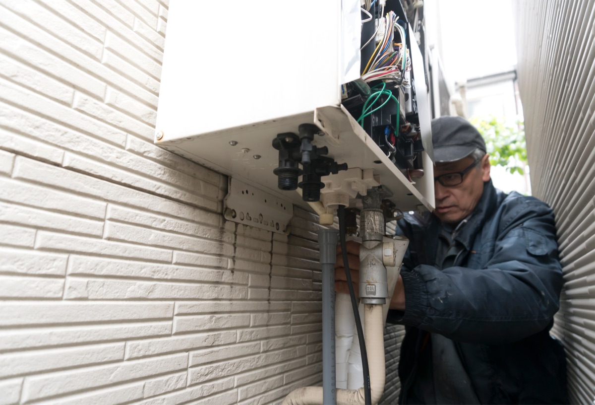 給湯器交換工事のイメージ