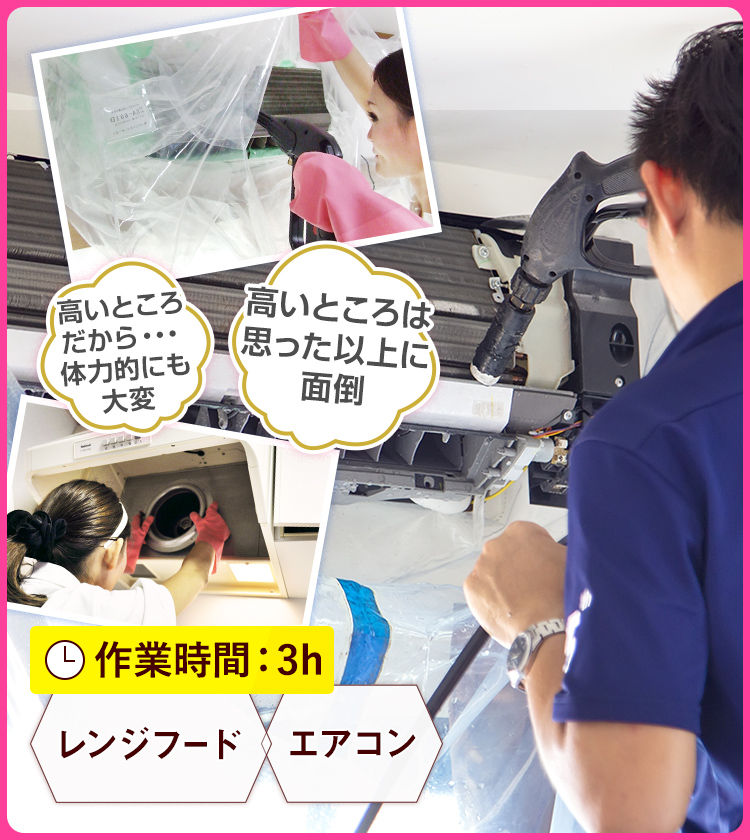 高いところセット